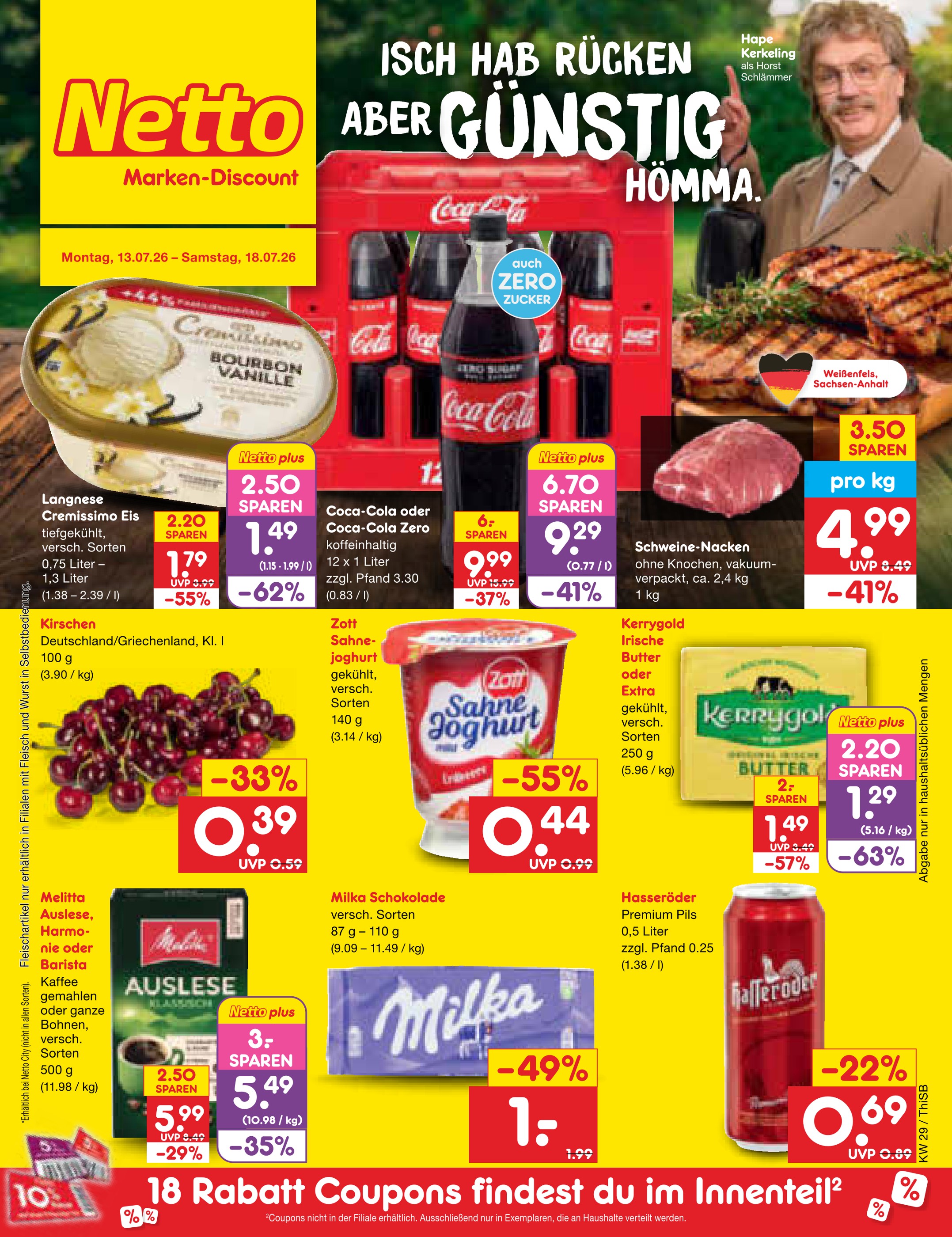 Netto Marken-Discount Prospekt für Wachau: Aktuelle Angebote, 73 Seiten, 13.07.2026 - 18.07.2026